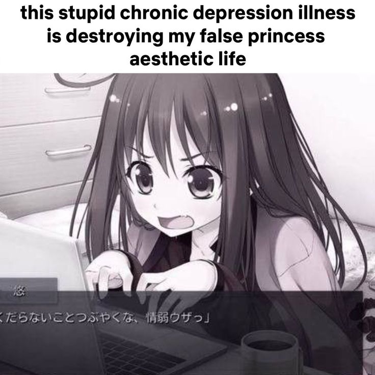 this stupid chronic depression illness
is destroying my false princess

OBGWCHEDAP CB. USSD OD,