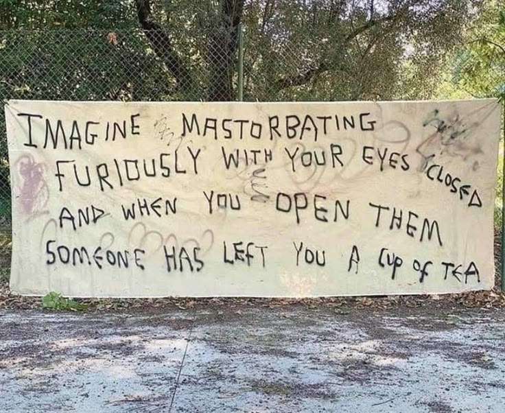 INE MASTORBATING ie
ie \ously Wit YouR Eyes‘ Lae?

<
ANP WHEN Yau > OPEN THEM A
SOMmgong WAS LEFTY You A typ

TEA |