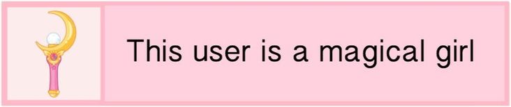 This user is a magical girl
