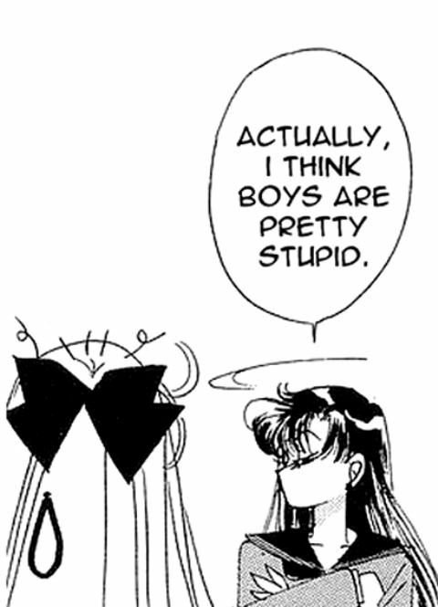 ACTUALLY,
I THINK
BOYS ARE
PRETTY
STUPID.