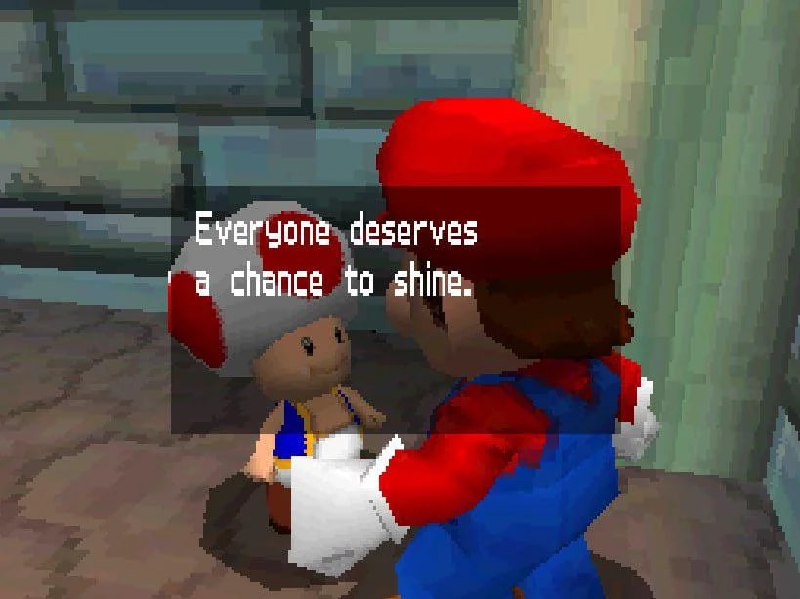 Everyone deserves
a chance to shine.