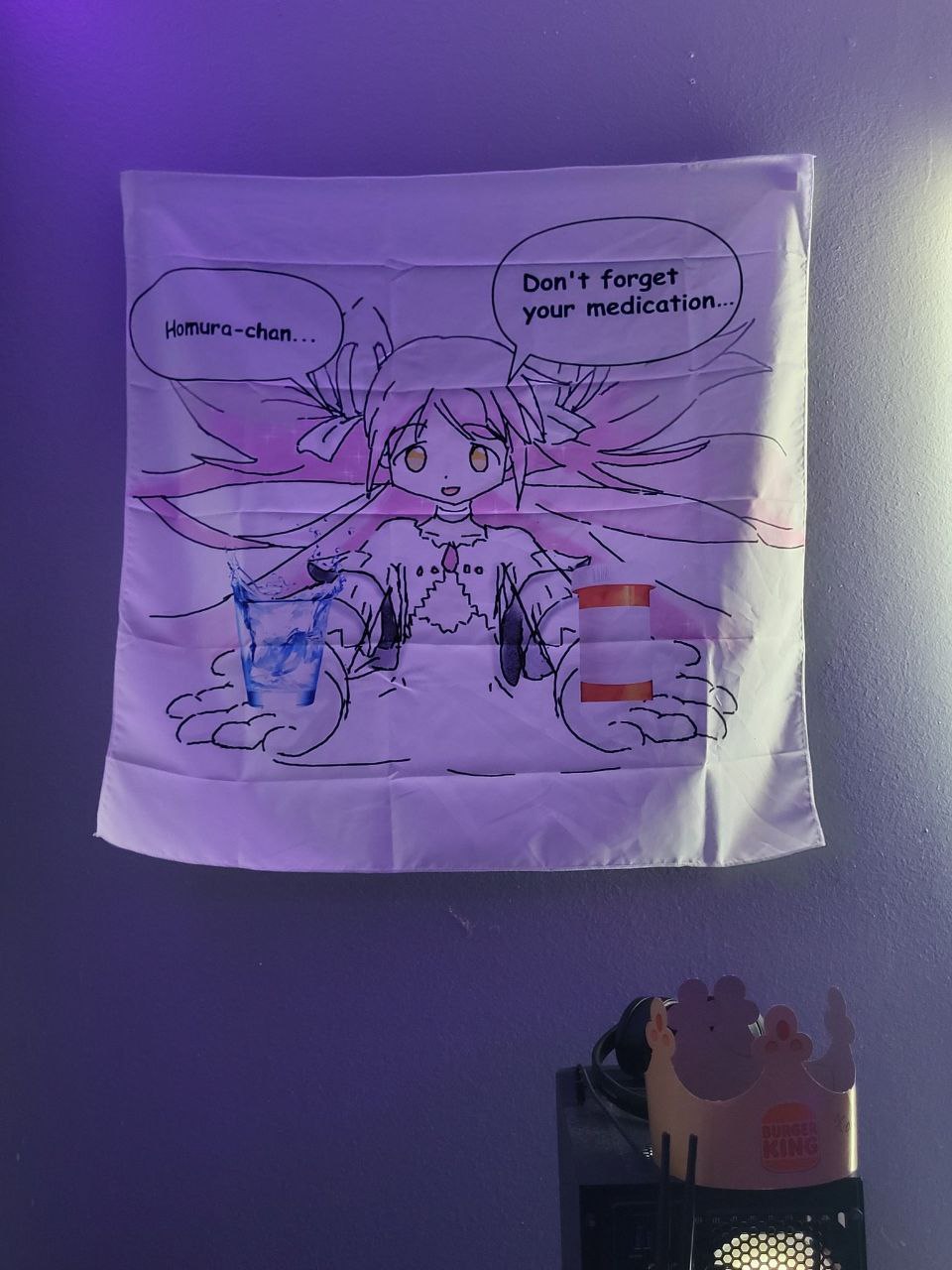 Homura-chan...

Don't forget
your medication...