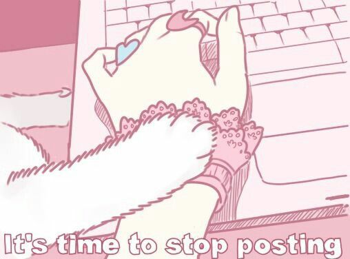 It's time to stop posting