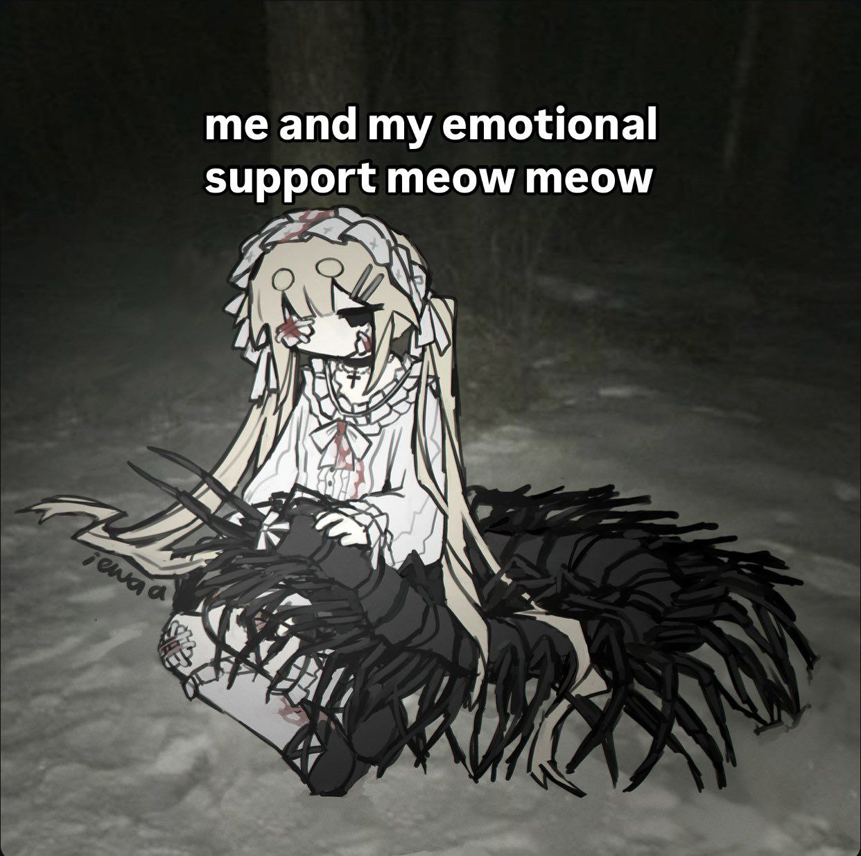 me and my emotional
support meow meow