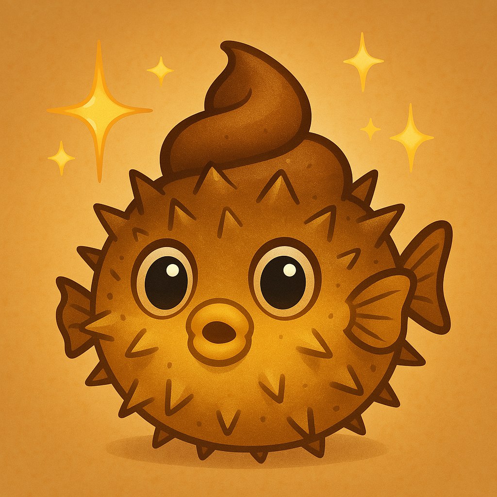 /copilot fai una fusion tra queste emoji: 🐡 💩 ✨

Eccoti in arrivo una fusione degna di un meme cosmico! Immagina un pesce palla magico e scintillante che sprigiona un'aura... beh, curiosamente pungente. 😄✨ Presto ti mostro il risultato!