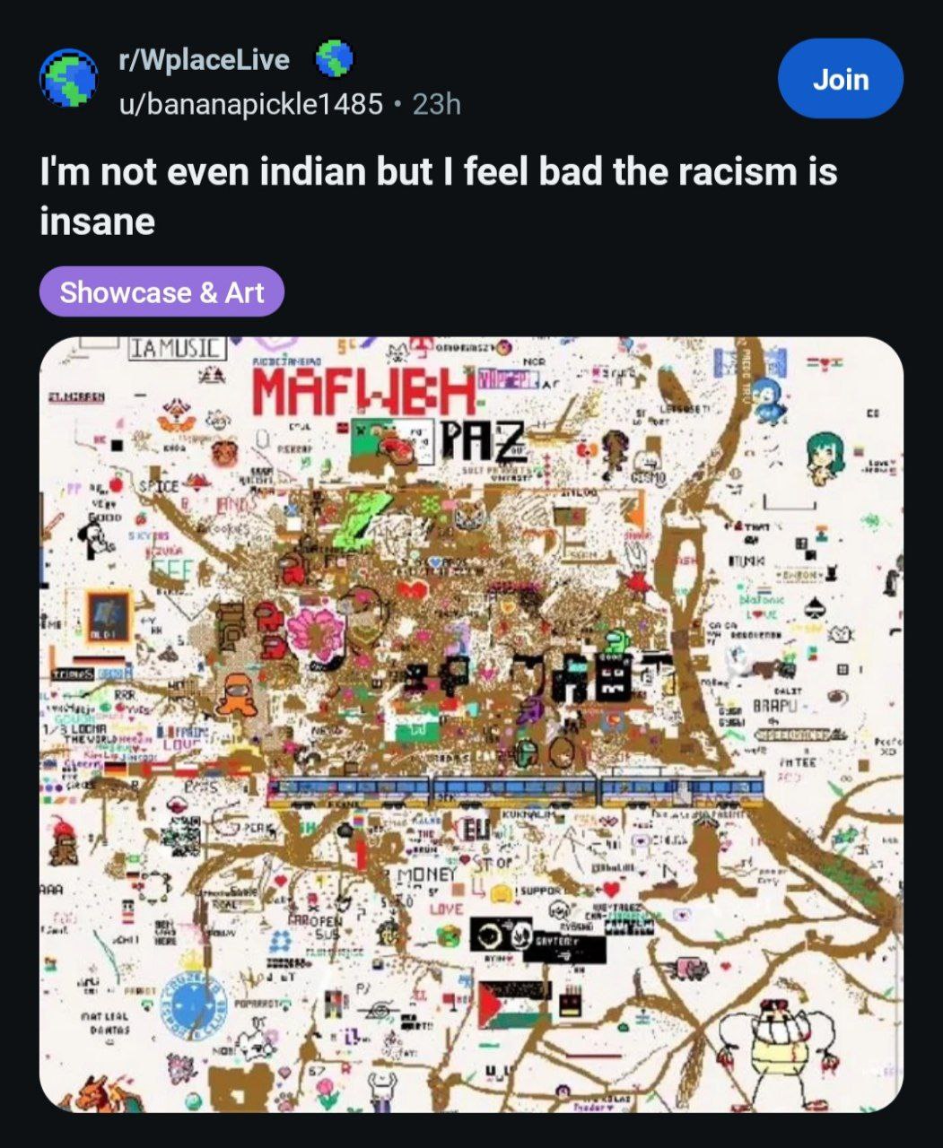 Wtf??? I love wplace now