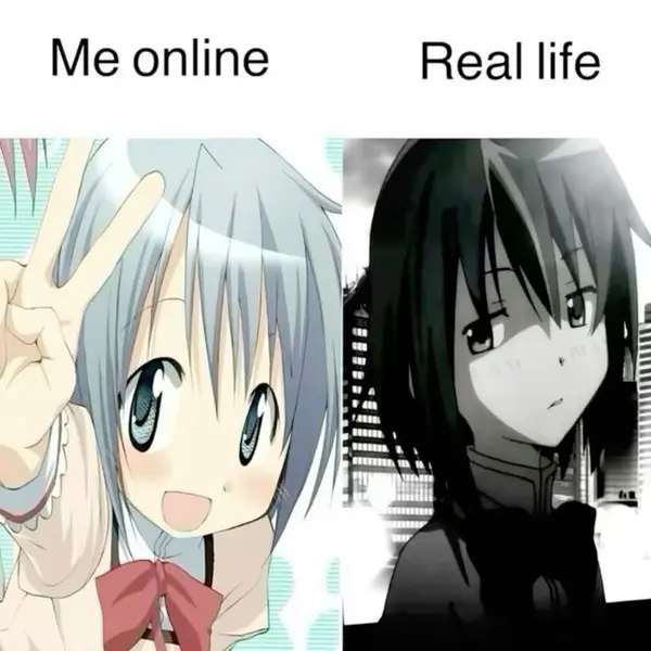 Me online Real life