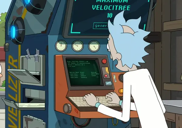 Rick spotted running Linux on NTFS