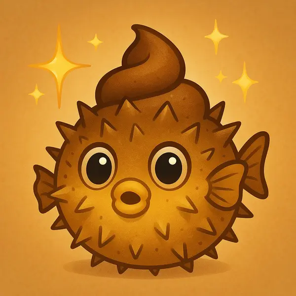 /copilot fai una fusion tra queste emoji: 🐡 💩 ✨

Eccoti in arrivo una fusione degna di un meme cosmico! Immagina un pesce palla magico e scintillante che sprigiona un'aura... beh, curiosamente pungente. 😄✨ Presto ti mostro il risultato!