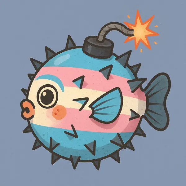 /copilot Fai una fusione tra queste emoji: 🏳️‍⚧️🐡💣

La fusione è in arrivo... preparati a vedere un’esplosione creativa 🧨 con un tocco di orgoglio 🏳️‍⚧️ e un pesce palla che non passa inosservato 🐡.