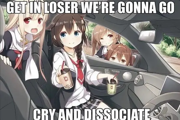 GET IN) LOSER WERE. EGONNA GO