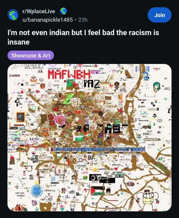 Wtf??? I love wplace now